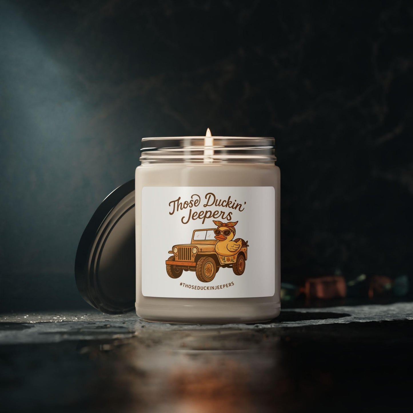 Those Duckin Jeepers Scented Soy Candle, Perfect Gift for Jeep Lovers, Home…