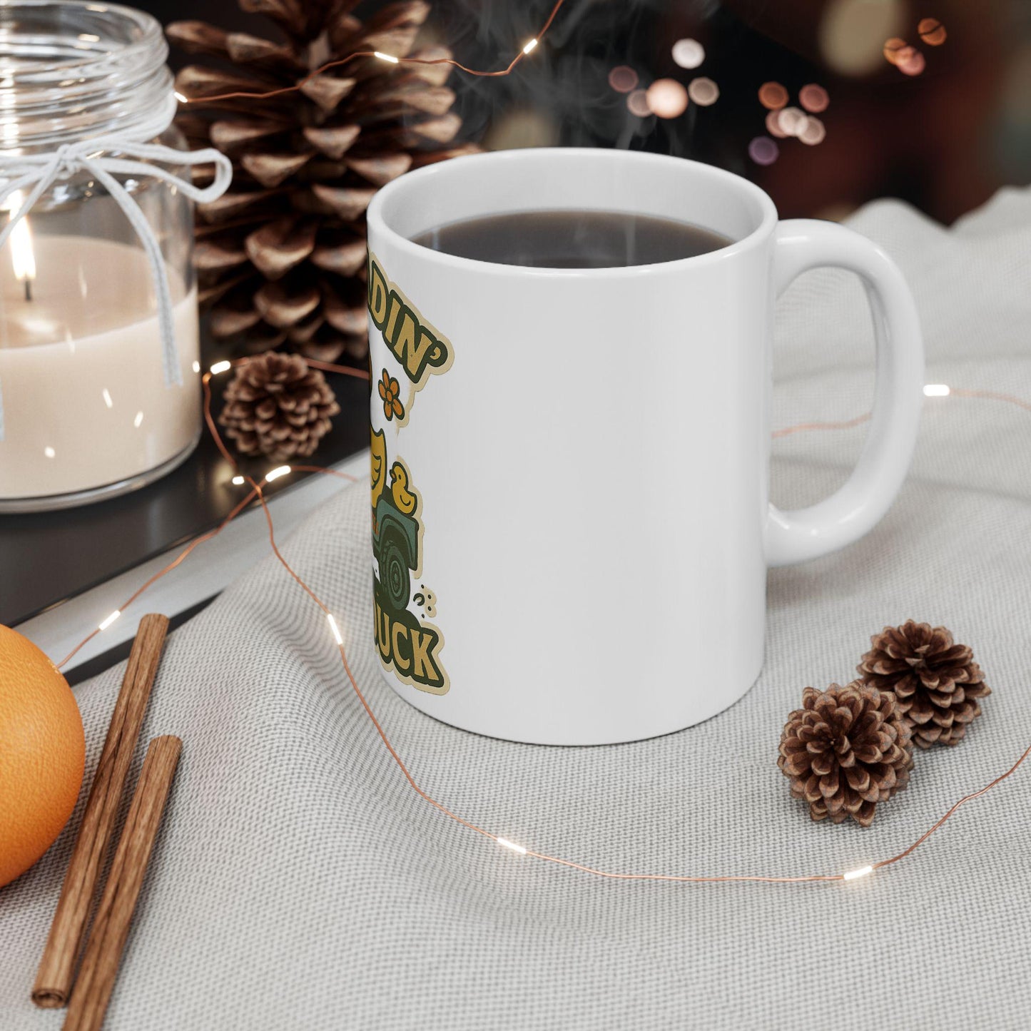 Off-Roadin' Mama Duck Mug - Ceramic Travel Coffee Cup for jeep Lovers, Gift…