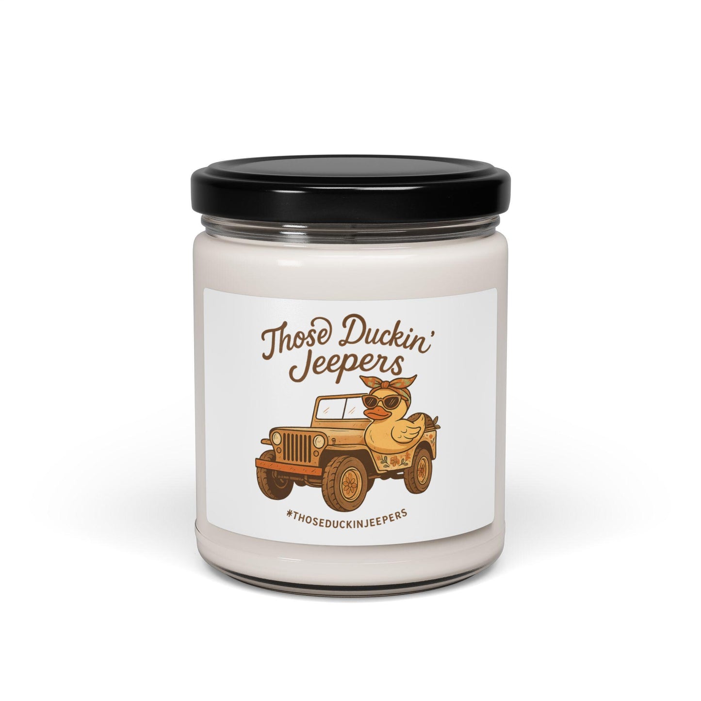 Those Duckin Jeepers Scented Soy Candle, Perfect Gift for Jeep Lovers, Home…