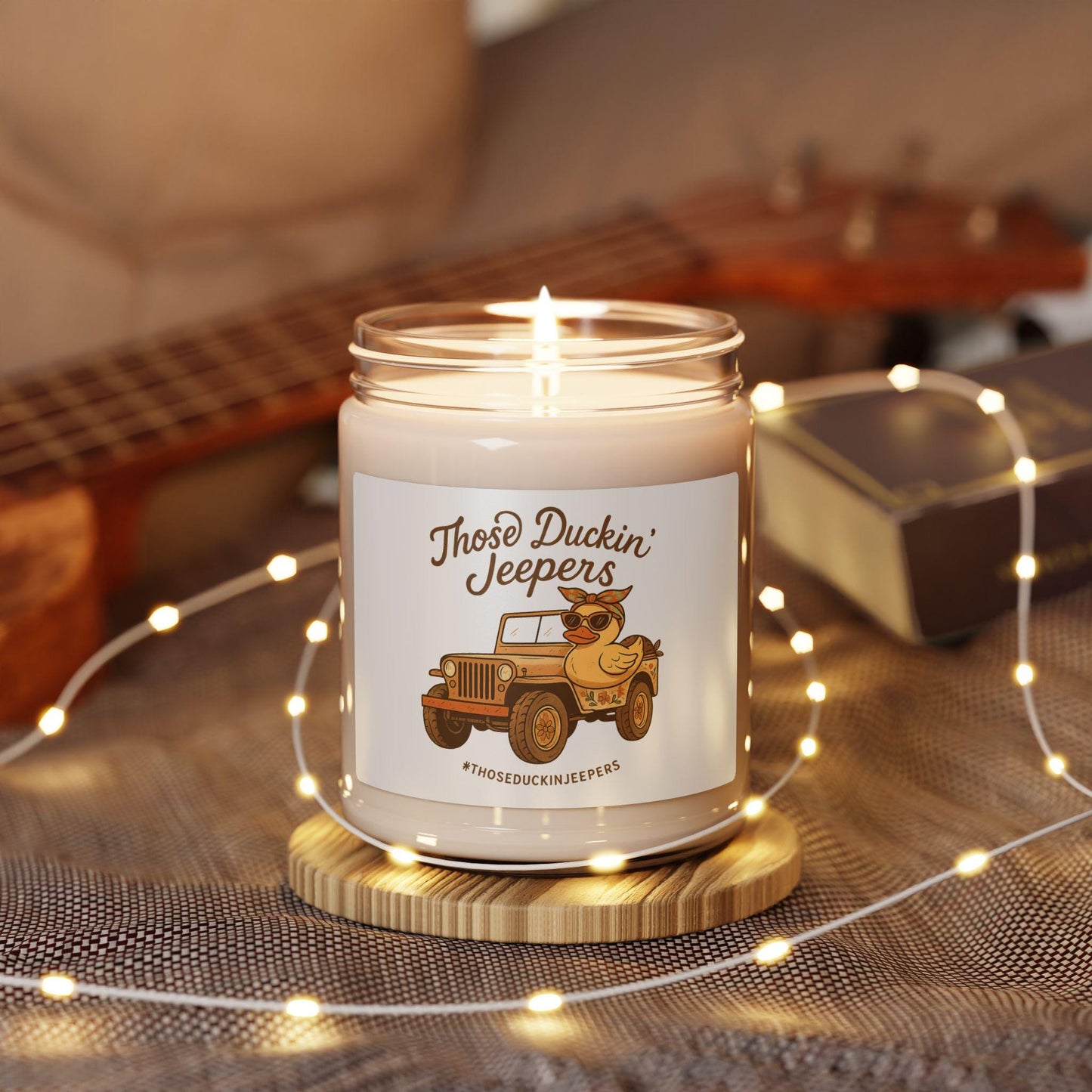 Those Duckin Jeepers Scented Soy Candle, Perfect Gift for Jeep Lovers, Home…
