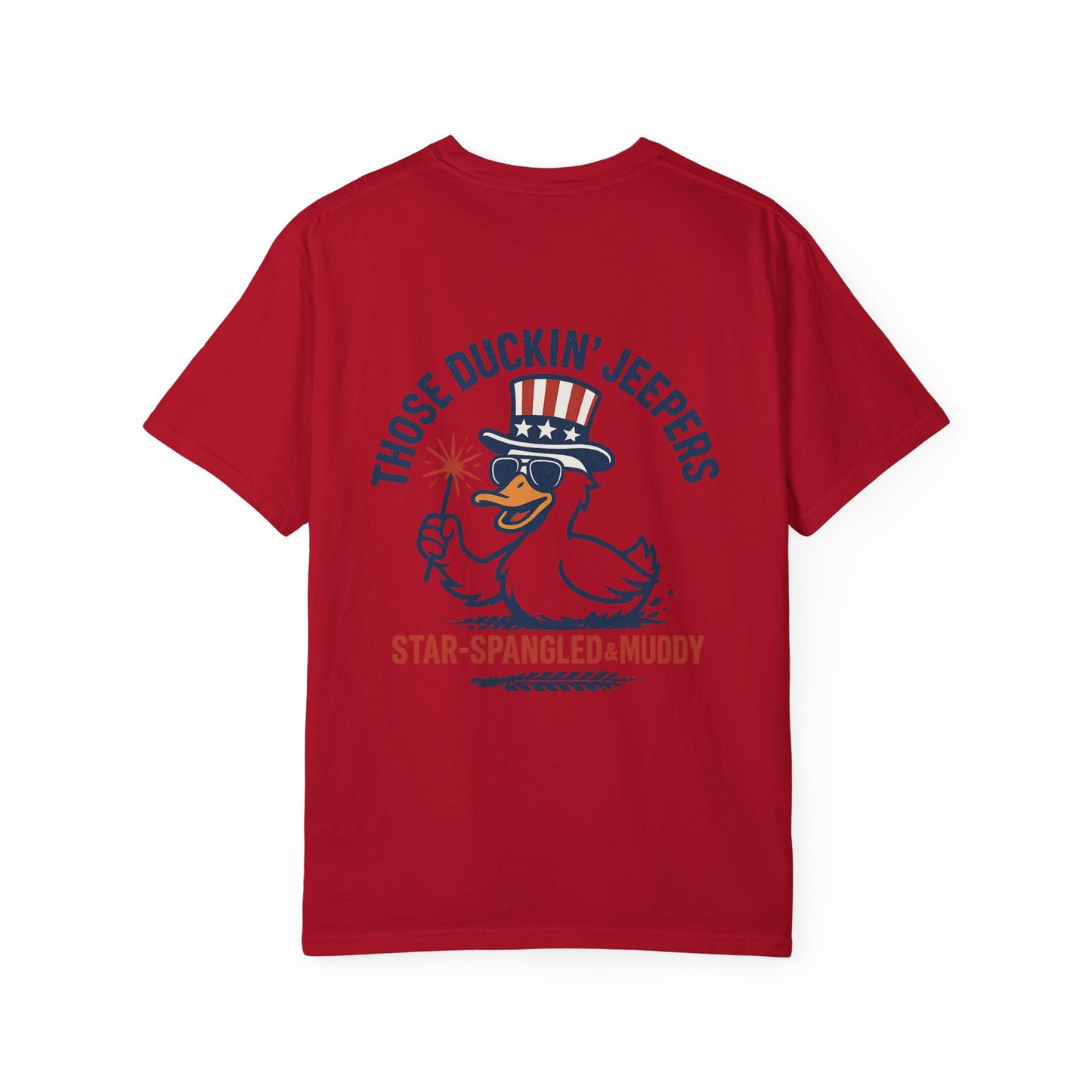 Patriotic Duck T-Shirt, Funny Unisex Tee, 4th of July Shirt, Jeep Lover Gift, Summer Casual Wear