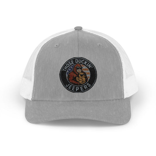 Snapback Trucker Cap, trail rated, jeep lovers, 4x4
