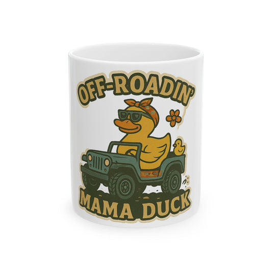 Off-Roadin' Mama Duck Mug - Ceramic Travel Coffee Cup for jeep Lovers, Gift…