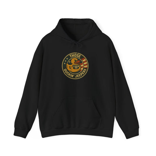 Those Duckin Jeepers Hoodie, Trail rated, jeep enthusiast, 4x4