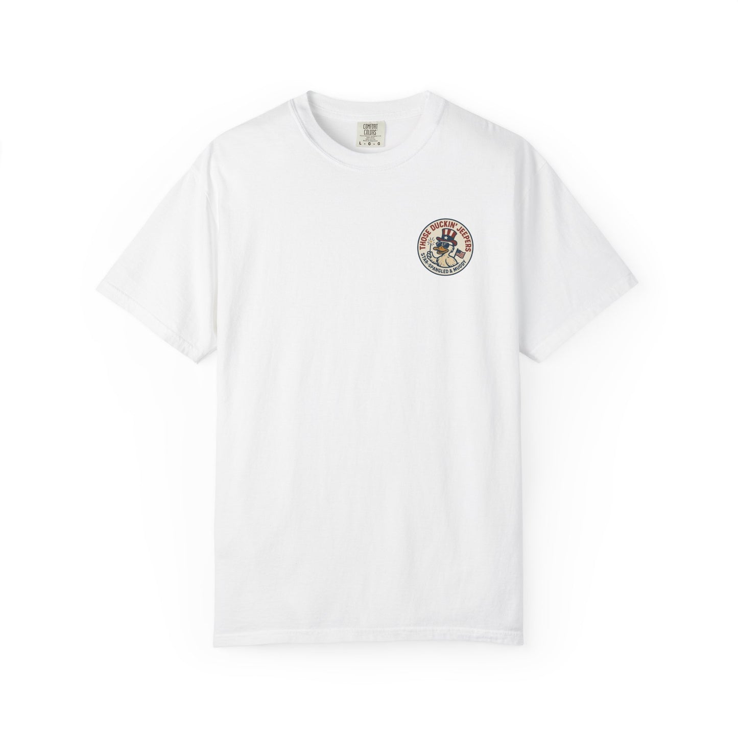 Patriotic Duck T-Shirt, Funny Unisex Tee, 4th of July Shirt, Jeep Lover Gift, Summer Casual Wear