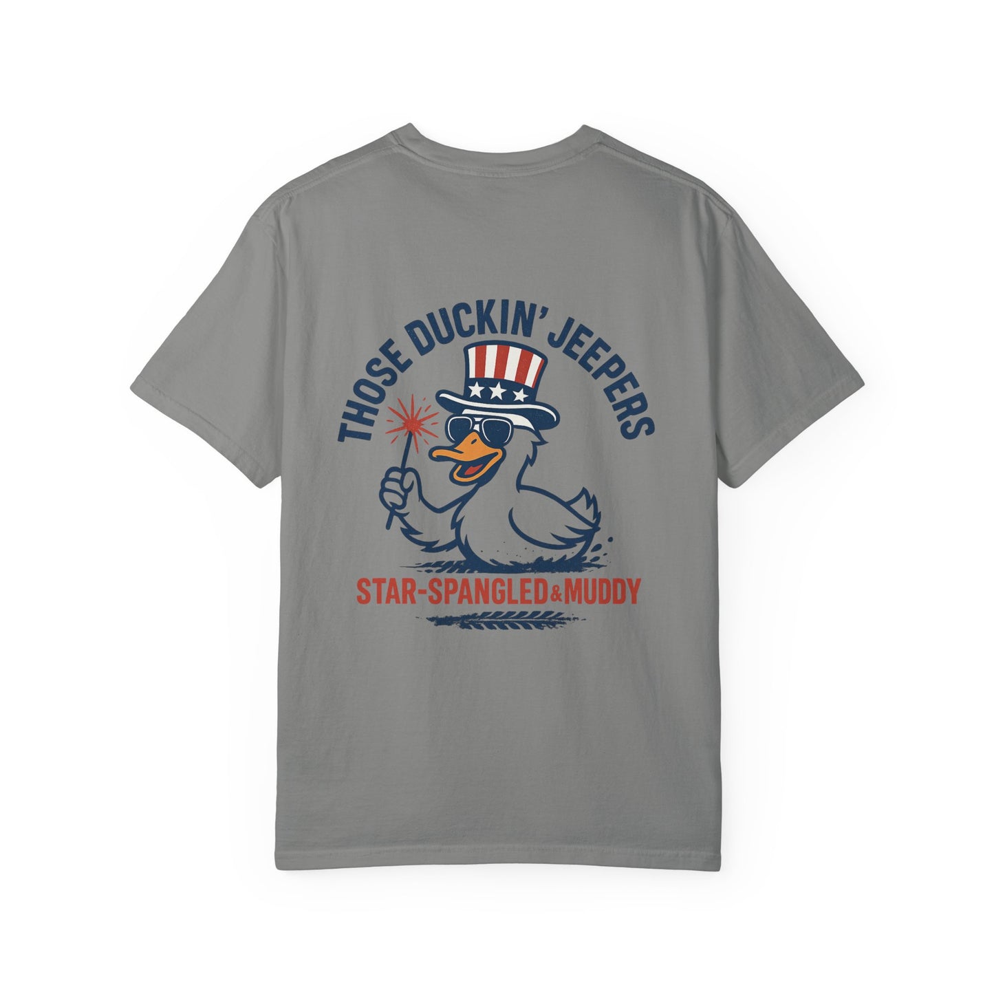 Patriotic Duck T-Shirt, Funny Unisex Tee, 4th of July Shirt, Jeep Lover Gift, Summer Casual Wear