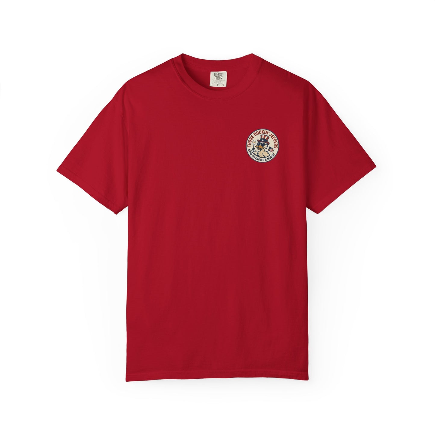 Patriotic Duck T-Shirt, Funny Unisex Tee, 4th of July Shirt, Jeep Lover Gift, Summer Casual Wear