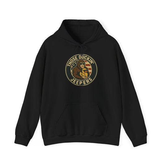 Those Duckin Jeepers Sasquatch Edition Hoodie, Camping Hiking Sweater, Jeep…