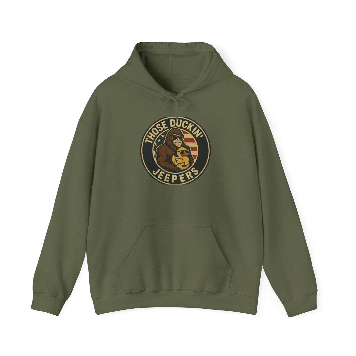 Those Duckin Jeepers Sasquatch Edition Hoodie, Camping Hiking Sweater, Jeep…
