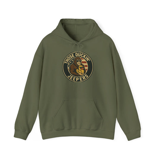 Those Duckin Jeepers Sasquatch Edition Hoodie, Camping Hiking Sweater, Jeep…