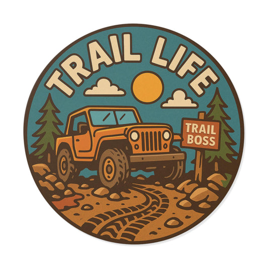 Trail Life Vinyl Stickers, jeep Adventure Decals, Backpacking Water Bottle …