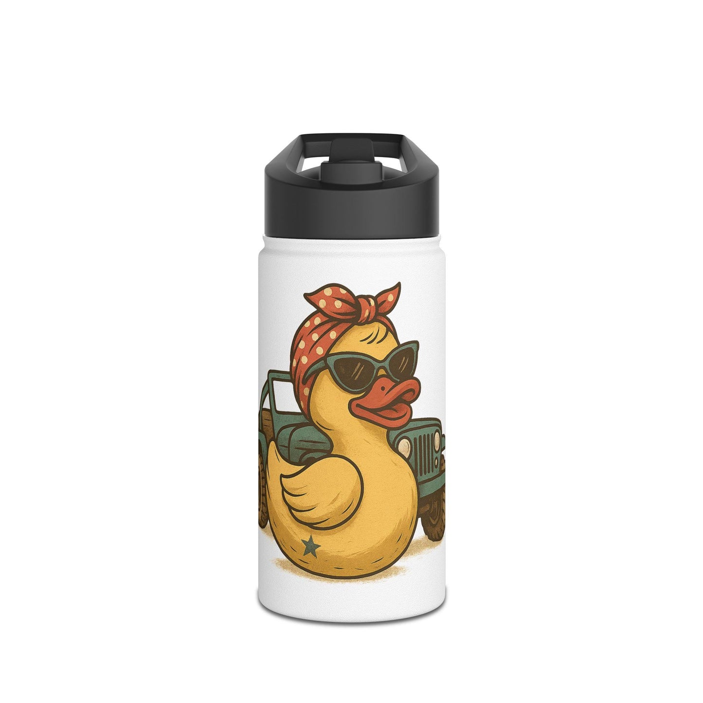 Vintage jeep Water Bottle, trail rated, 4x4, jeep lover, jeep girl