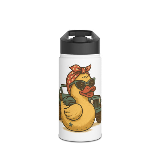 Vintage jeep Water Bottle, trail rated, 4x4, jeep lover, jeep girl