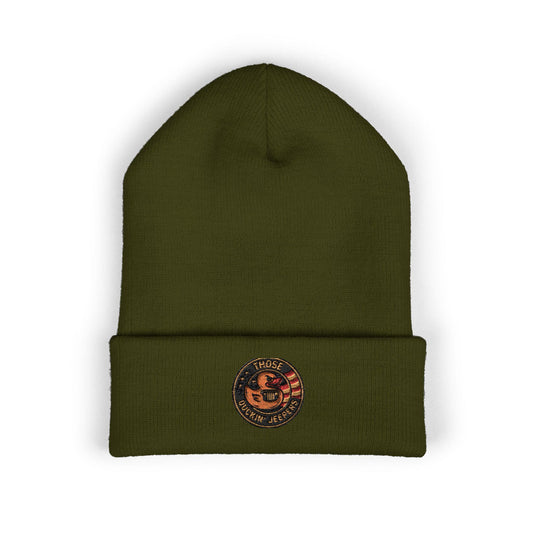 Embroidered Those Duckin Jeepers Beanie, Stylish Hat, Perfect Gift for Outd…