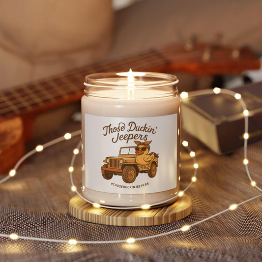 Those Duckin Jeepers Scented Soy Candle, Perfect Gift for Jeep Lovers, Home…